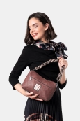 Anekke Mademoiselle torebka z plecioną rączką i długim paskiem