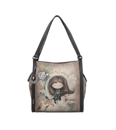 Anekke Real trzykomorowa stylowa torba na ramię