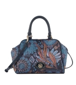 Ynot pojemna aksamitna torebka z rączkami i długim paskiem