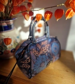 Ynot pojemna aksamitna torebka z rączkami i długim paskiem