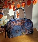 Ynot pojemna aksamitna torebka z rączkami i długim paskiem