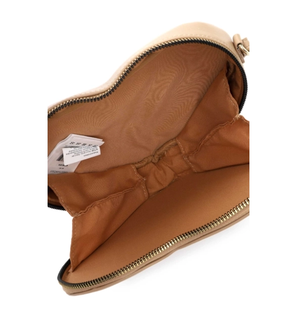 Emily&Noah mała beżowa torebka w kształcie serca