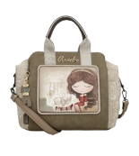 Anekke Muse torebka kuferek z krótkimi uchwytami i długim paskiem