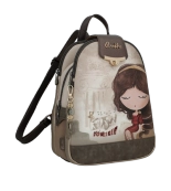 Anekke Muse śliczny plecak miejski z ozdobną klapką i nadrukiem