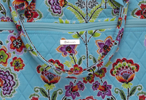 Bellaboreta torba sportowo - weekendowa bawełniana handmade