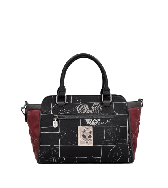 Anekke Mademoiselle torebka z krótkimi rączkami i długim paskiem