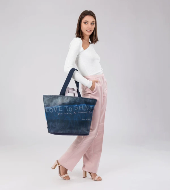 Torba shopper tekstylna Anekke