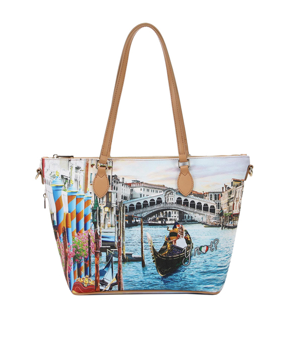 Torebka shopper z nadrukiem Wenecji