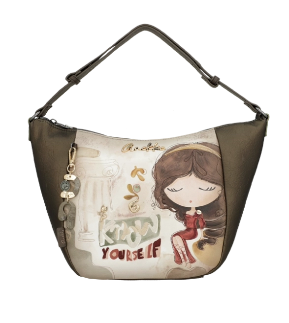 Anekke Muse pojemna torebka na ramię z dziewczynką