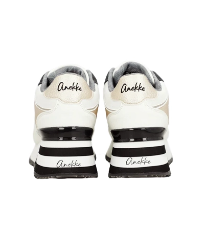 Anekke London buty sneakersy biało-czarne