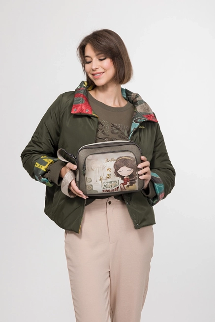 Anekke Muse torebka listonoszka z nadrukiem dziewczynki