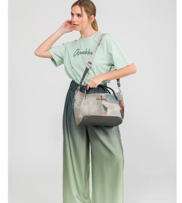 Anekke Sophia Auralis  pojemna torebka z uchwytami i długim paskiem