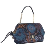 Ynot aksamitna torebka z długim paskiem