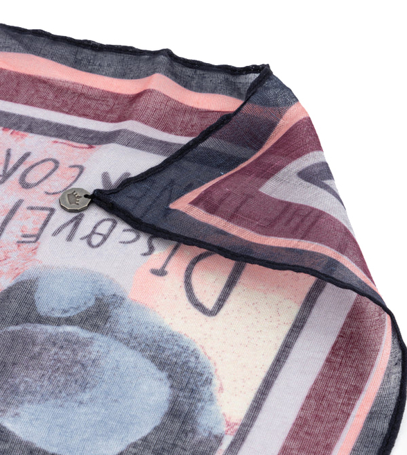 Anekke Core szal duży z nadrukiem