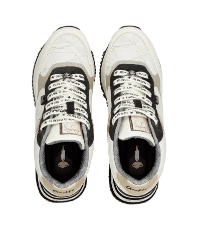 Anekke London buty sneakersy biało-czarne