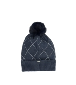 Anekke zestaw granatowe czapka i rękawiczki