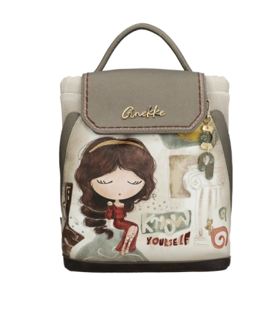 Anekke Muse kolorowy plecak z nadrukiem