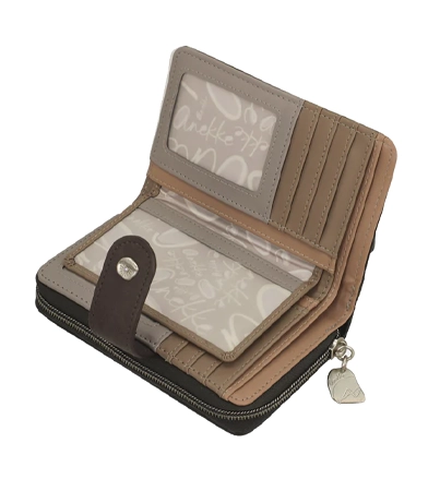 Anekke Sophia średni twardy portfel z ochroną RFID