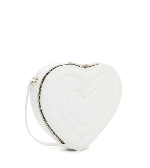 Emily&Noah mała biała torebka w kształcie serca