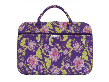 Bellaboreta lawendowa torba na laptopa w kwiaty