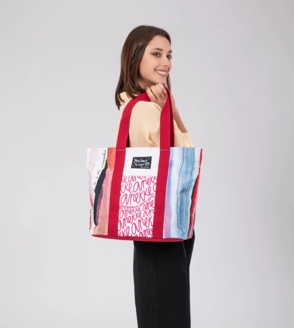 Torba shopper tekstylna Anekke