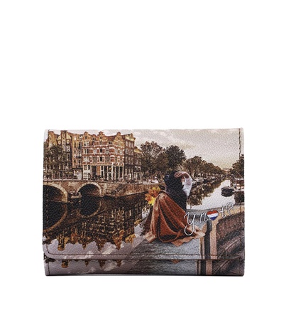 Portfel średniej wielkości z motywem Amsterdamu