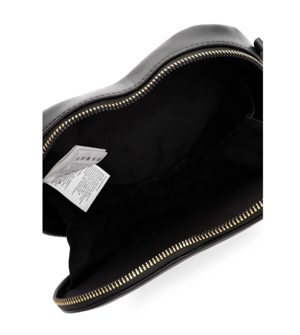 Emily&Noah mała czarna torebka w kształcie serca