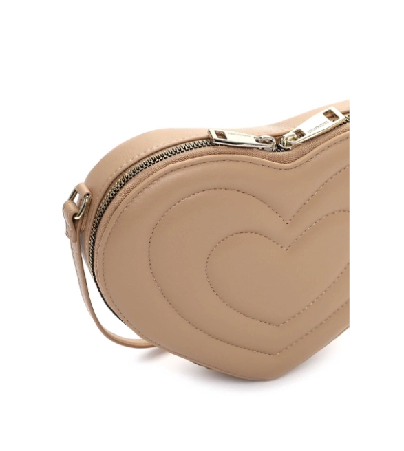 Emily&Noah mała beżowa torebka w kształcie serca