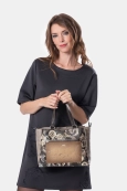 Anekke Real Manifesto torebka shopper z uchwytami i paskiem