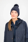 Anekke zestaw granatowe czapka i rękawiczki