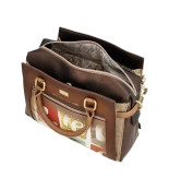 Anekke Muse pojemna torebka kuferek z uchwytami i długim paskiem