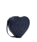 Emily&Noah mała granatowa torebka w kształcie serca