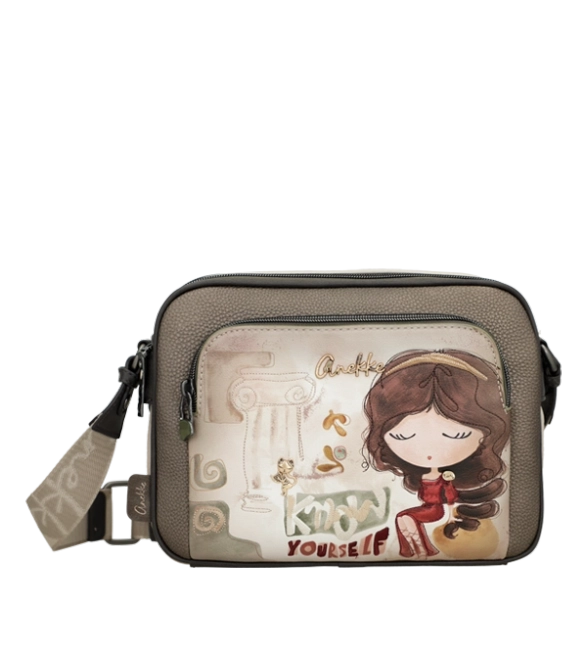 Anekke Muse torebka listonoszka z nadrukiem dziewczynki