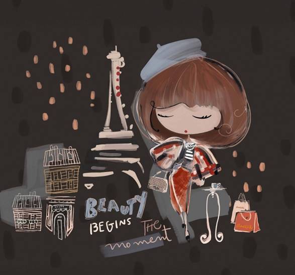 Anekke Mademoiselle torebka z krótkimi rączkami i długim paskiem