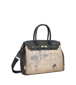 Anekke Mademoiselle Studio duża elegancka torebka z uchwytami i paskiem