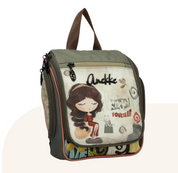 Anekke Muse kosmetyczka tekstylna z uchwytem i kieszonkami