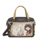 Anekke Muse pojemna torebka z uchwytami do ręki i długim paskiem