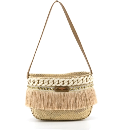 Simosastre koszyk handmade z pięknymi zdobieniami