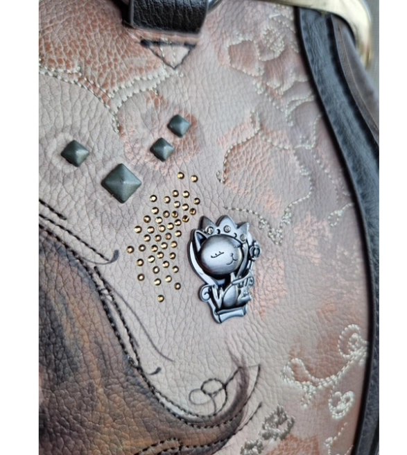 Anekke Real elegancka torba z uchwytami i paskiem