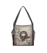 Anekke Real trzykomorowa stylowa torba na ramię