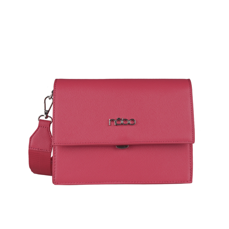 Nobo klasyczna fuksjowa torebka na ramię