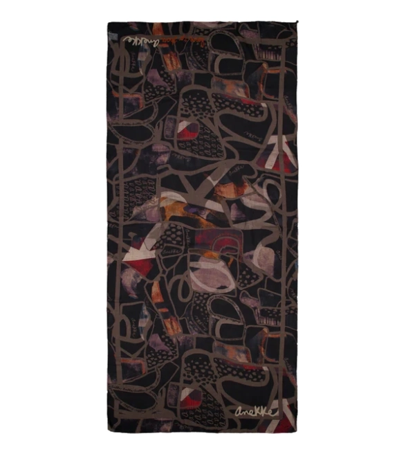 Anekke Imaginary szal duży z nadrukiem