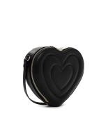 Emily&Noah mała czarna torebka w kształcie serca