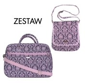 Bellaboreta zestaw 2 torebek handmade weekendowa i listonoszka