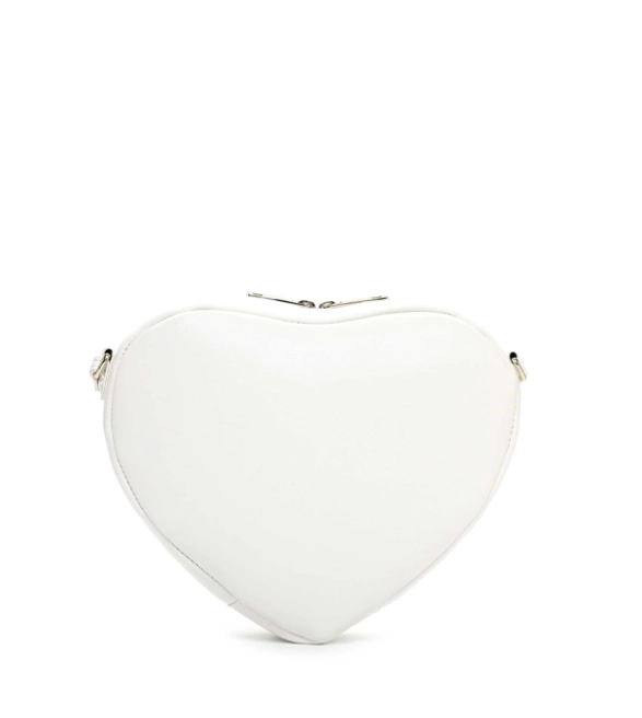 Emily&Noah mała biała torebka w kształcie serca