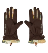 Anekke rękawiczki brązowe eleganckie 