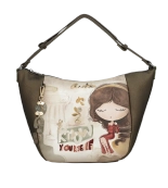 Anekke Muse pojemna torebka na ramię z dziewczynką