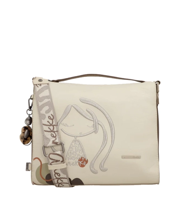 Anekke Sophia Gaia duża listonoszka na ramię z haftem