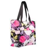 Pojemna torba shopper w kwiaty