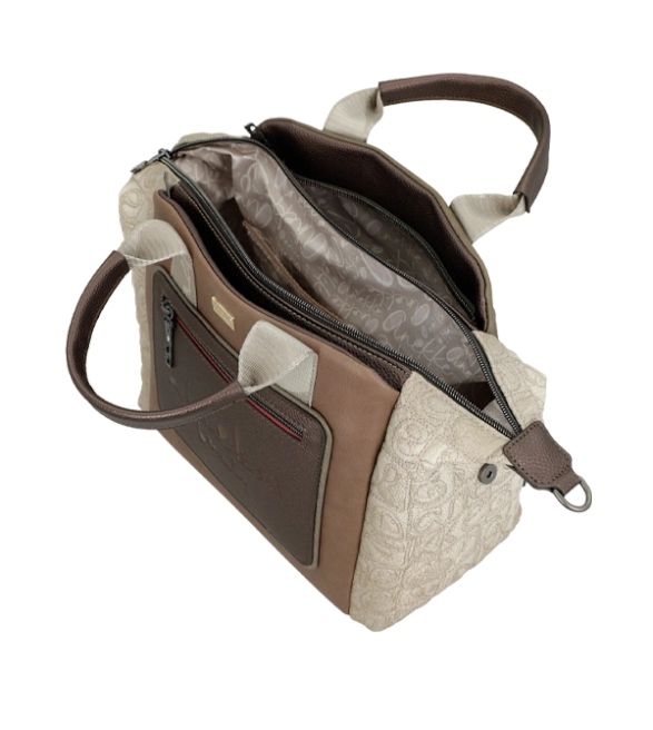 Anekke Muse torebka kuferek z krótkimi uchwytami i długim paskiem